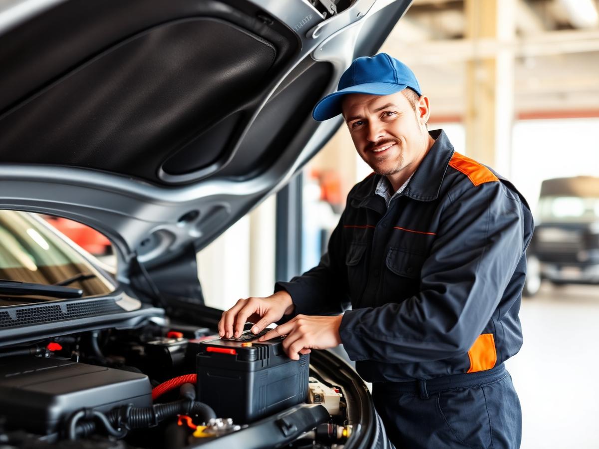Aliya Battery House technician